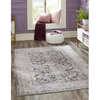 Heyde Chenille Oriental Indoor Rug