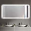 Miroir de salle de bain à DEL avec miroir avant et miroir de salle de bain