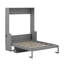 Grand lit escamotable en bois avec bureau, éclairage DEL et station de charge-152145004