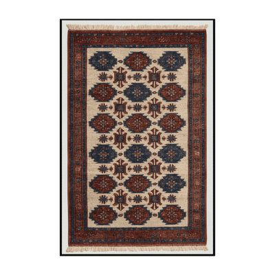 Tapis brun lavable à la machine