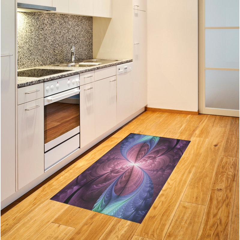 Trippy High Density Long Fiber Poly Threads Decorative Area Rug Carpet, Rectangle 2'7" x 5'