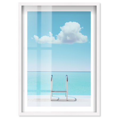 «Pool Sky Shadowbox Print» par Notoriart