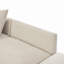 86,6 po Canapé modulaire Canapé modulaire Canapé-lit Canapé-lit avec repose-pieds mobile et deux ports USB pour le salon-504730699