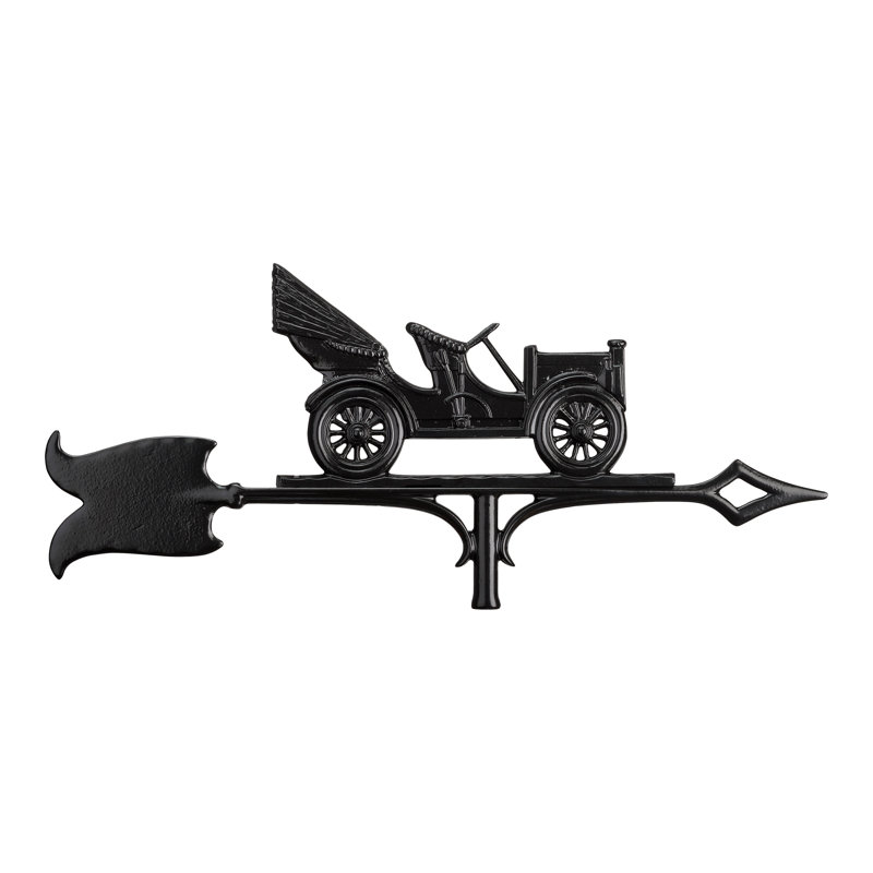 Girouettee auto antique 30", Toit noir