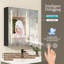 Pharmacie Cvetelin 30 W 30 H avec miroir 4 tablettes-442466338