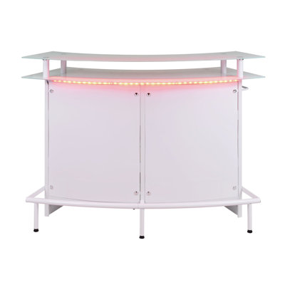 Table de bar blanche