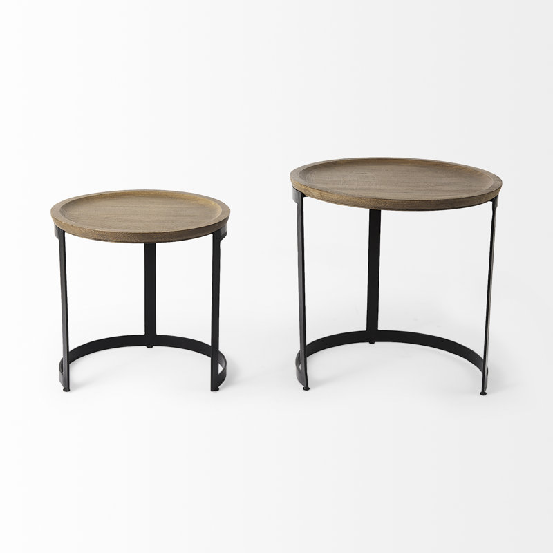 Solid Wood Top Nesting Tables