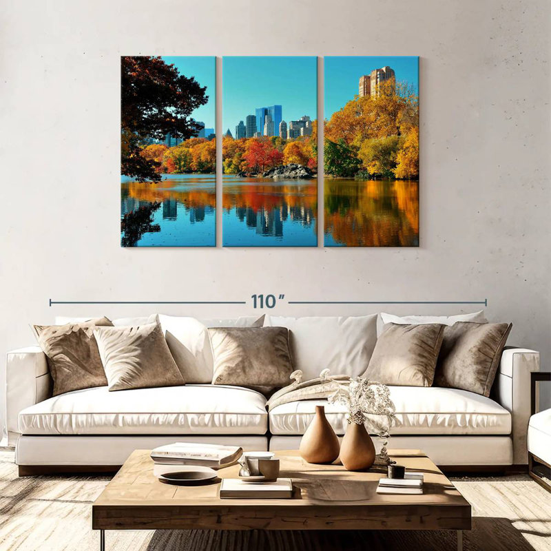 Rorry Central Park In Fall, 48" H x 74" W