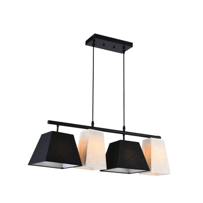 Luminaire suspendu pour îlot de cuisine 4 lumières Oxford