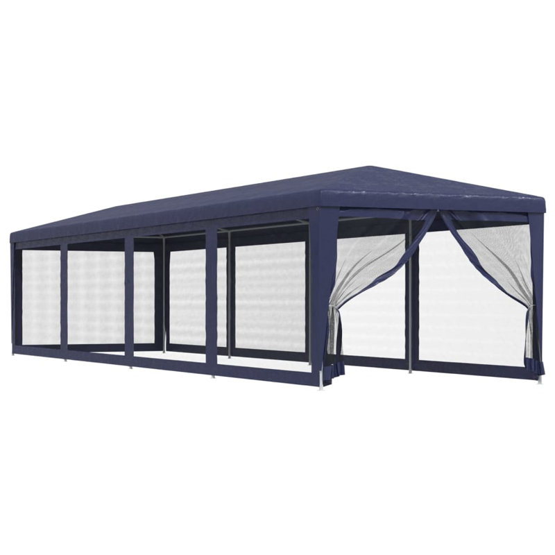Alexin 3m x12m Iron Party Tent, Blue, Blue