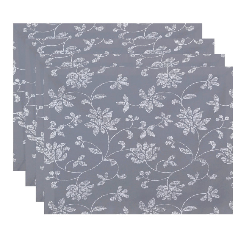Ensemble de napperons 4 pièces Aspacio, Gris