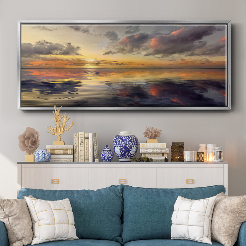 Endless- Framed Canvas, 12" H x 30" W