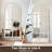Apolinaras 71" H 31" W Arch Window Pane Wood Full Length Mirror-57665839-38214879