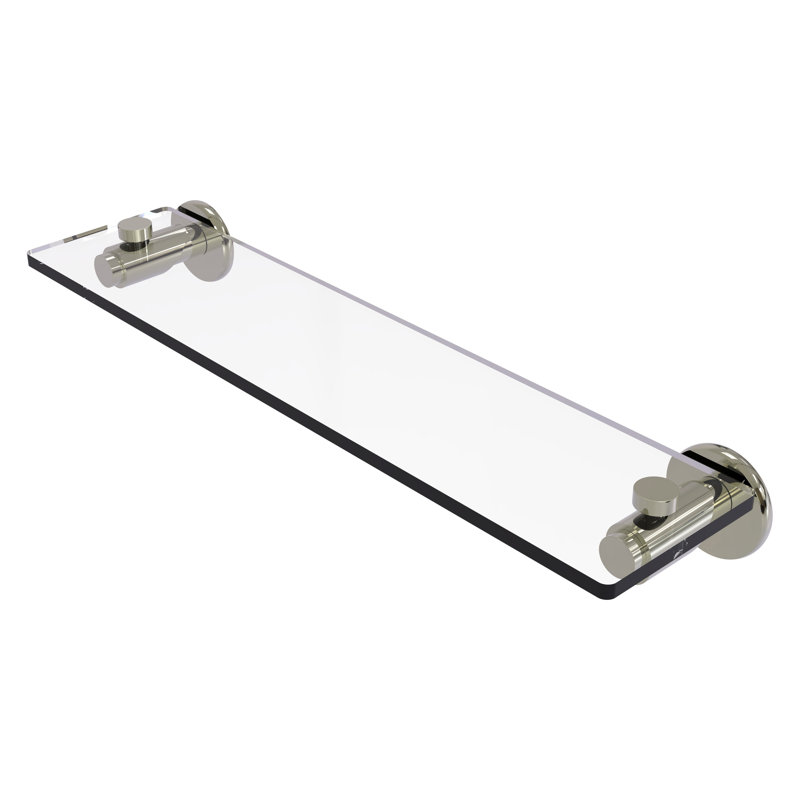 Marnell Bracket Shelf, 22", Polished Nickel
