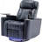 270° Power Swivel Recliner, Home Theater Seating With Hidden Arm Storage, LED Light Strip, Cup Holder, 360° Swivel Tray Table, And Cell Phone Holder, Soft Living Room Chair, Recliner-1296548310
