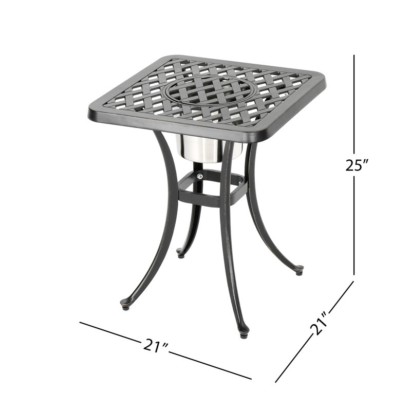 Bistro Table With Ice Bucket
