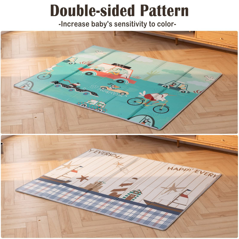 Tapis de jeu pliable en mousse