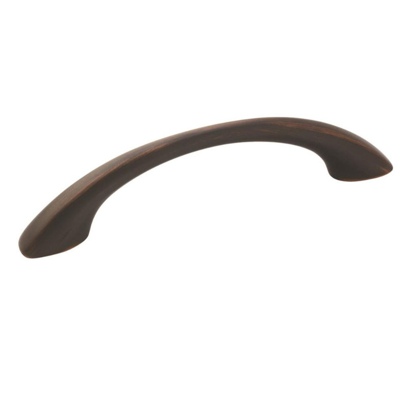 Poignée d'armoire bronze huilé de 3-3 / 4 po (96 mm) Vaile, Bronze huilé, bronze