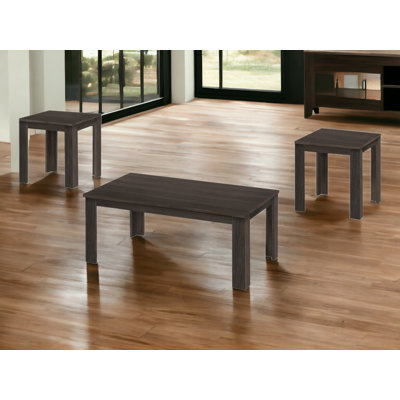 Wood Coffee Table Modern Coffee Table Set Of 3 Living Room Table Centre Table Accent Table 