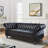 62'' Faux Leather Loveseat-676781486