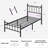 Heavy Duty Metal Bed, Mattress Foundation, No Box Spring Needed, Noise Free-153797610