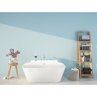 Richmond 57'' x 36'' Soaking Solid Surface Bathtub