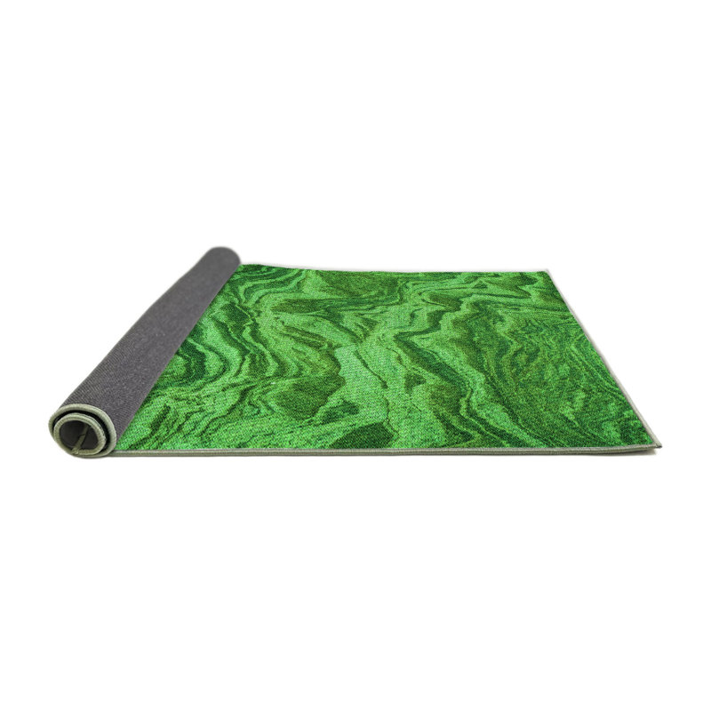 Tapis vert abstrait Kituku, Rond 5 pi
