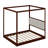 Arison Queen Size Wooden Canopy Platform Bed