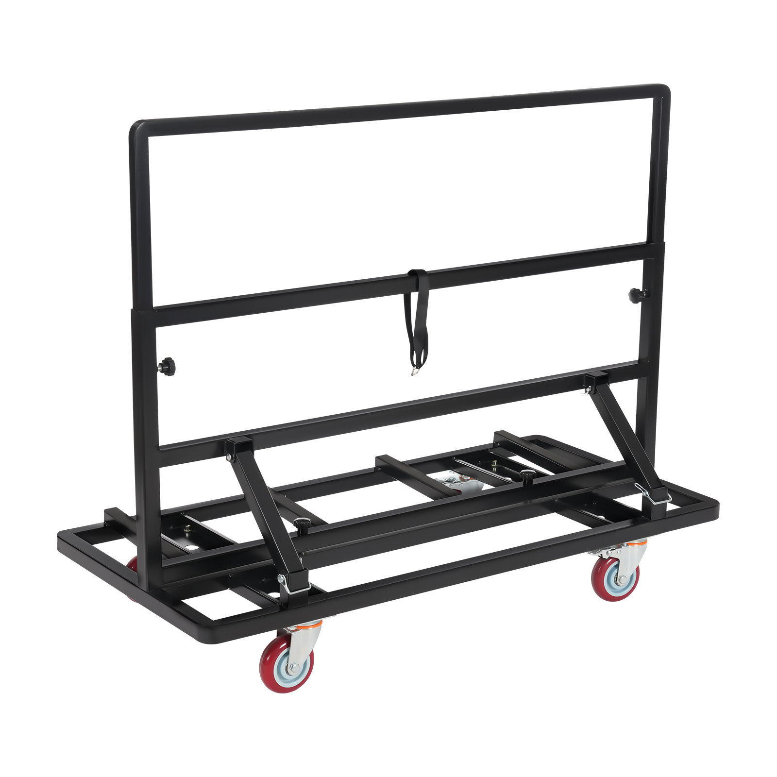 SUNYOU Folding Portable Drywall Cart 2200 Lbs 2 Brakes + 2 Universal 4 ...