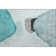Premium Machine Washable Cerrito AMF547 Teal 3' x 5' Rug