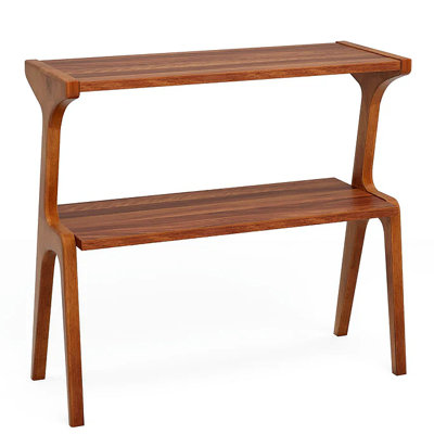 Contemporary Design Side Table,2-Tier End Table,Farmhouse End Table,Stylish Bedside Table