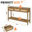 51.3" Rattan Console Table With 3 Drawers-1653325084