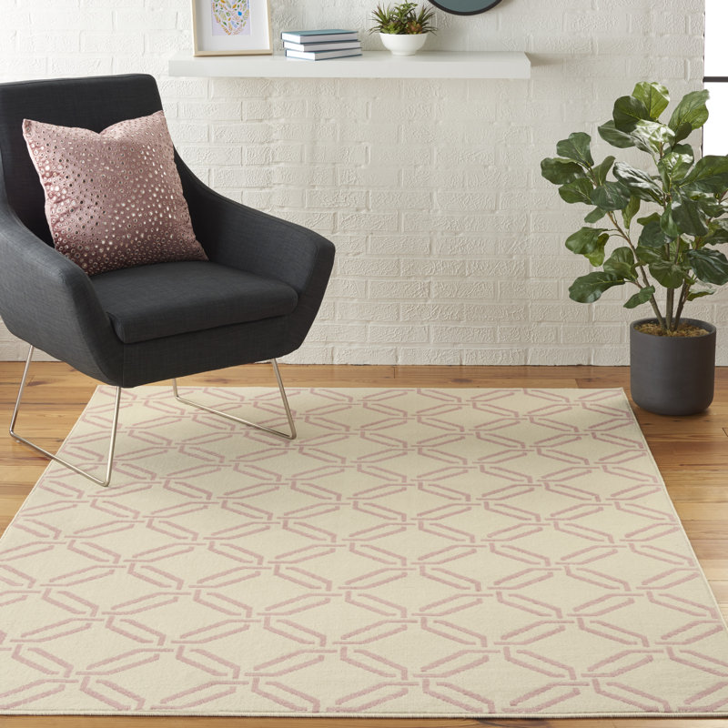 Jullie Geometric Indoor Rug, Rectangle 4' x 6'