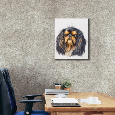 «King Charles Spaniel» par Barbara Keith, art mural sur toile