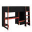 Lit mezzanine simple avec bureau-1200115679
