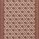 Tapis rouge brique en laine et nylon Momeni