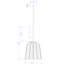 Luminaire suspendu gris anthracite 1 lumière Ullin