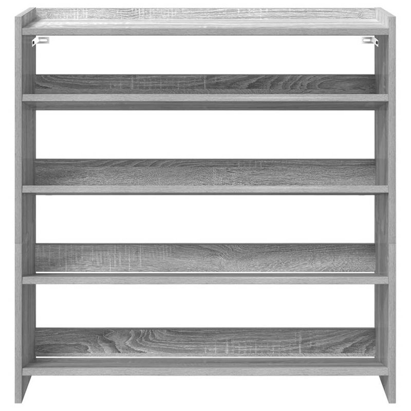15 Pair Shoe Rack, Grey Sonoma