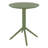 Farrah 24" Round 2 - Person Bistro Set with Armless Stacking Chairs-87095895