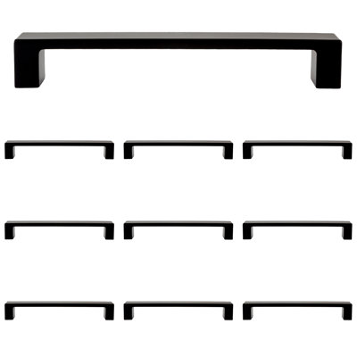 Redmond 5-1/4" Center to Center Matte Black Bar Drawer Pull Multipack