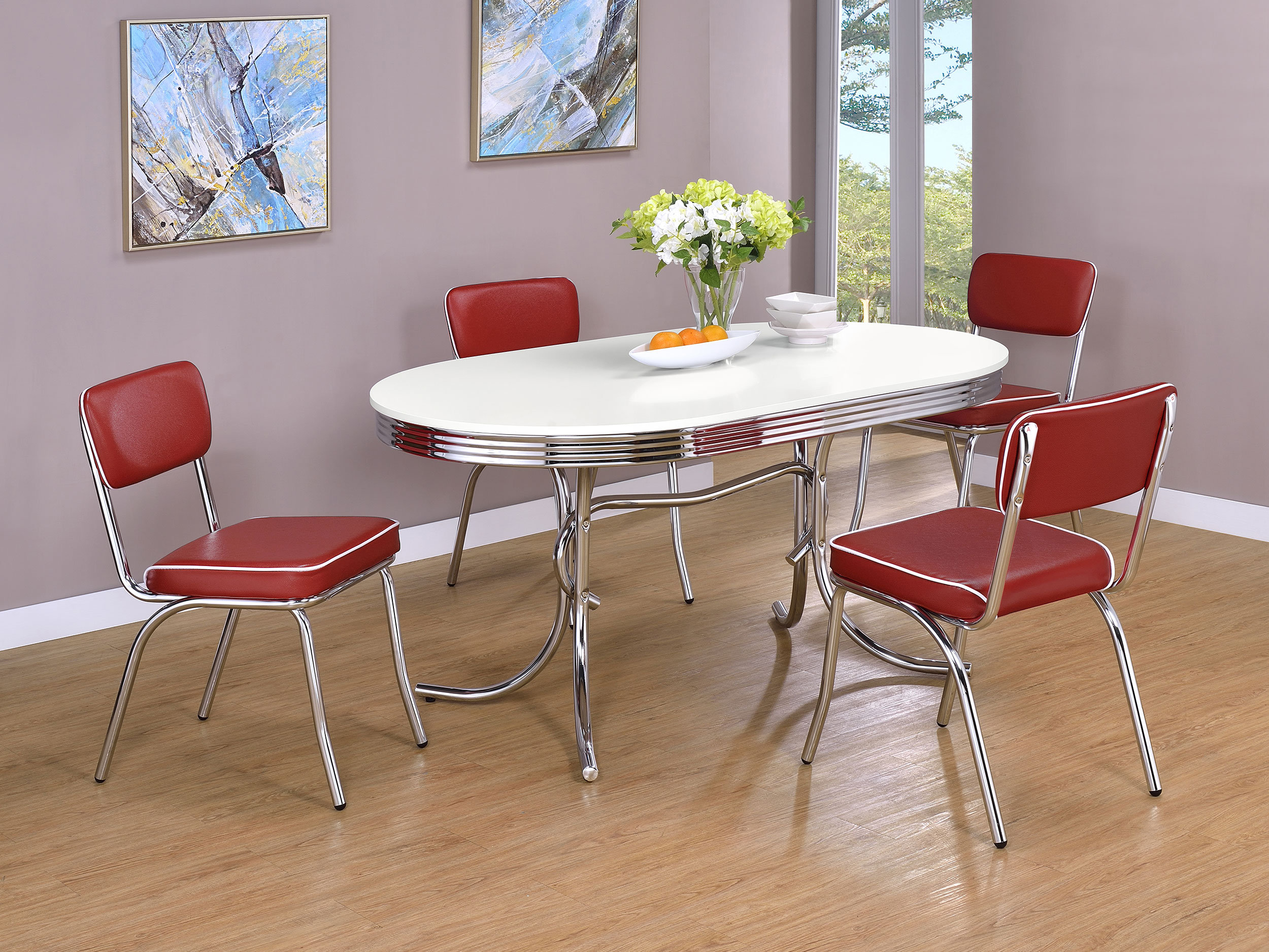 Wade Logan® Brilliana 4 - Person Dining Set & Reviews | Wayfair
