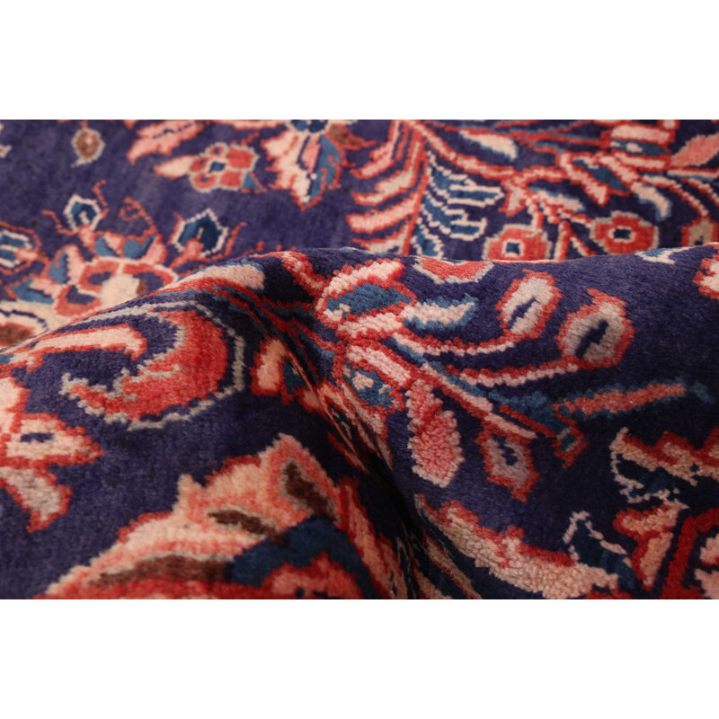 Tapis bleu marine Andelz 3 pi 6 po x 7 pi 1 po