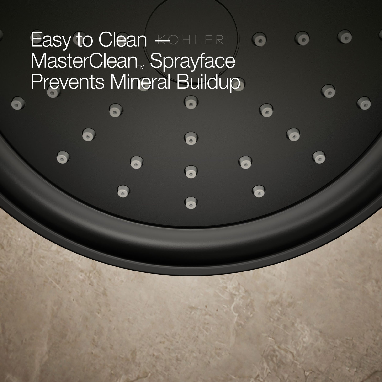 Purist Shower Trim, Cross Handle, Matte Black