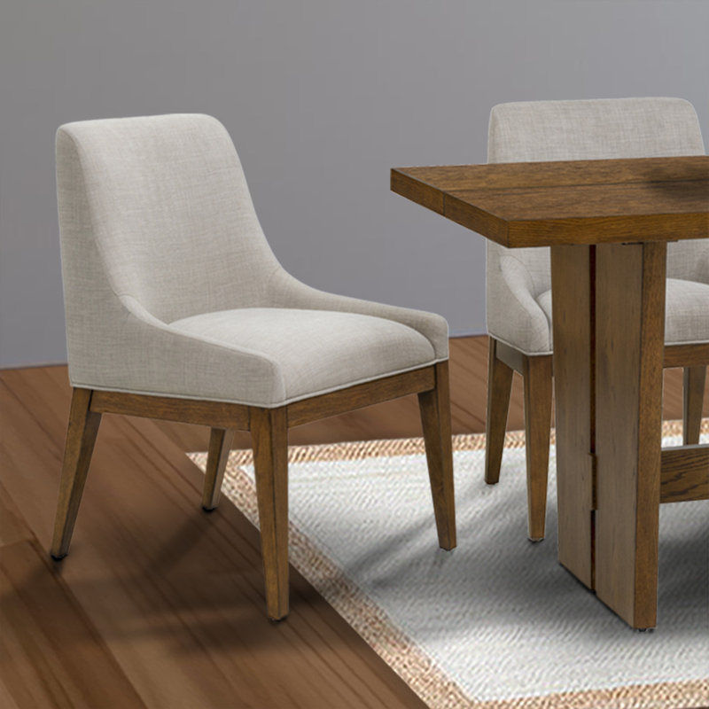 Chaise de salle à manger rembourrée (ensemble de 2)