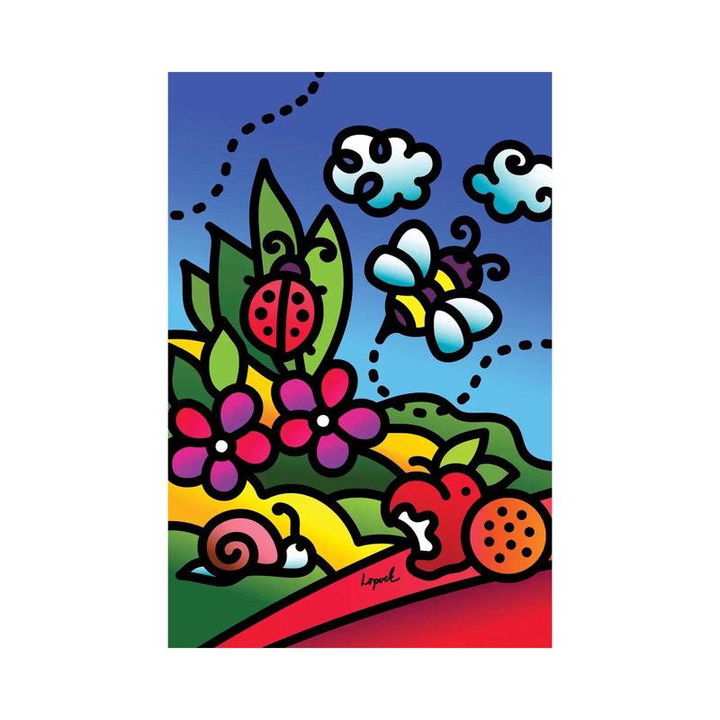 Summer II by Lisa Lopuck - Wrapped Canvas Print, 20.32 cm H x 30.48 cm W