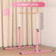 Barre Gymnastic Kip avec hauteur réglable de 3 à 5 pi - Équipement de gymnastique à domicile robuste, capacité de 301 lb, parfaite pour la pratique des compétences en intérieur, rose clair-117331164
