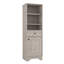 Armoire à linge, deux tablettes intérieures, deux tablettes ouvertes-610368313