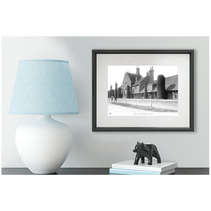 Bray, Jesus Hospital 1890 - Single Picture Frame Print, 45cm H X 60cm W x 2cm D