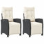 Chaises de patio inclinables 2 pièces avec repose-pieds Lark Manor ™-1804496510-1804496504