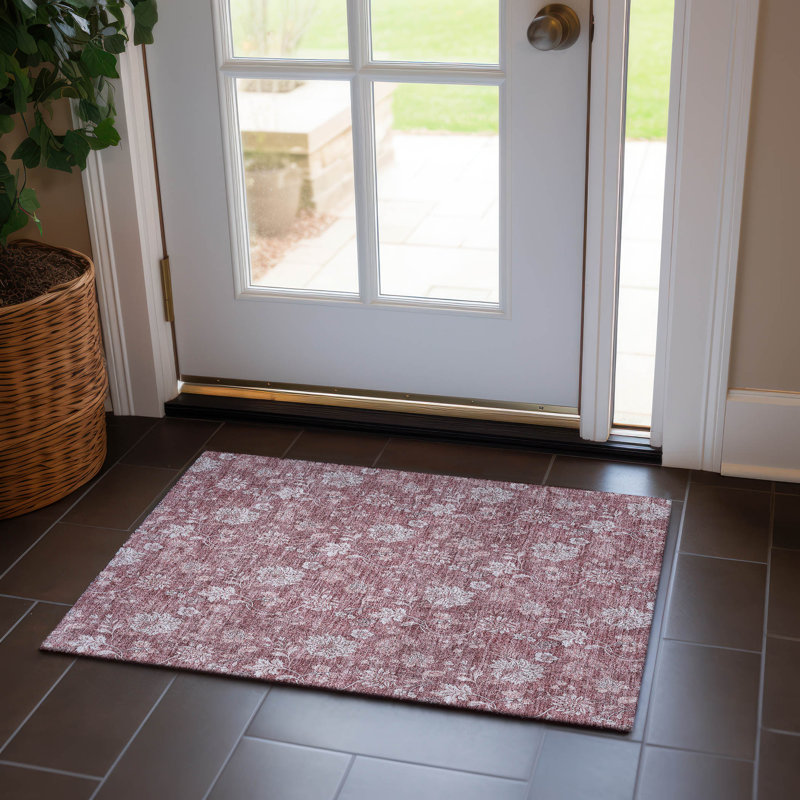 Tapis intérieur / extérieur Myqueal, Rectangle 1 pi 8 po x 2 pi 6 po